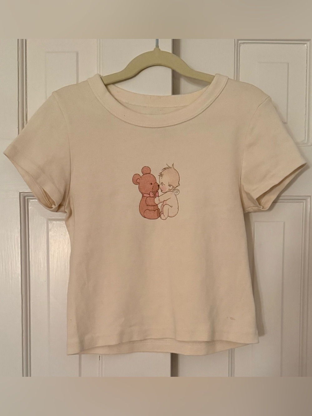 John Galt by Brandy Melville Teddy Bear & Cherub Girls Graphic Tee